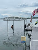 Lake Area Docks Freestanding SeaLegs Canopy Frame