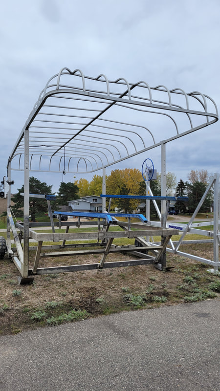 $5500 - Nice ShoreMaster 50120 Lift with bunks and guides, 110V worm drive power unit (Toggle switch not remote), Canopy frame and Gray vinyl Canopy Cover. Nice shape New Cable last year. 
TR#9402374