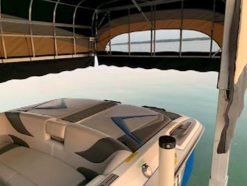 ShoreMaster TowerMaxx Canopy System rear actuated door with mesh vented end