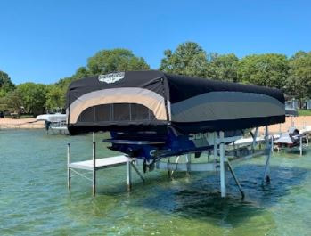 ShoreMaster TowerMaxx Canopy System side view
